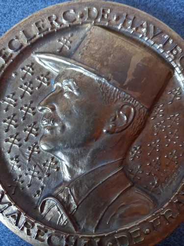 BELLE MÉDAILLE GENERAL LECLERC MARECHAL DE FRANCE LIBERATION PARIS LA 2DB BRONZE - Picture 5 of 15