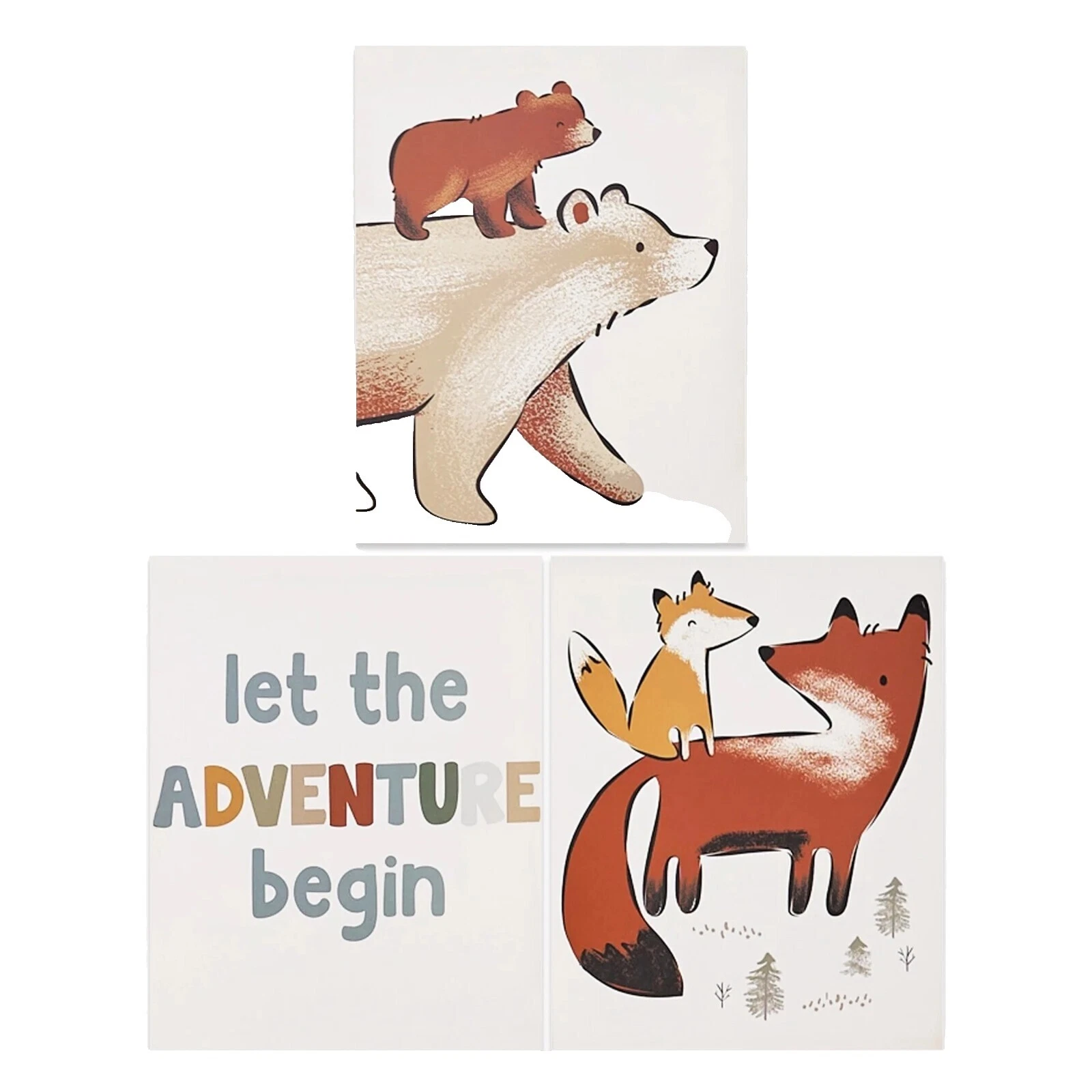 Blanco Unisex Decoración de habitaciones de Bebés