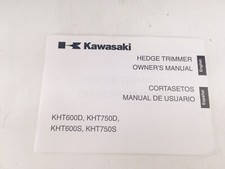 Kawasaki KHT600D KHT600S  KHT750D KHT750S Hedge Trimmers owners manual
