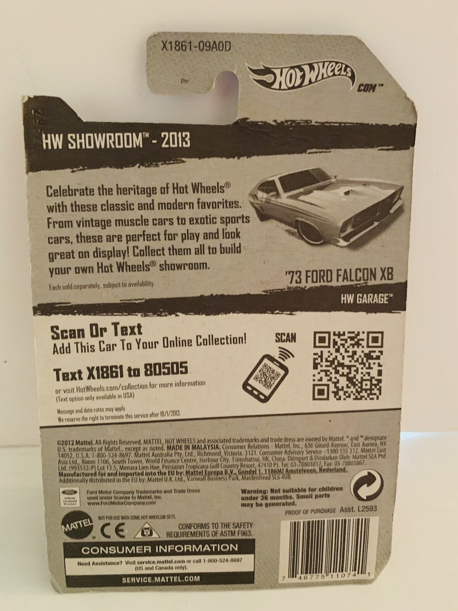 Hot Wheels Showroom '73 Ford Falcon X8 Car Figure (198/250) | eBay