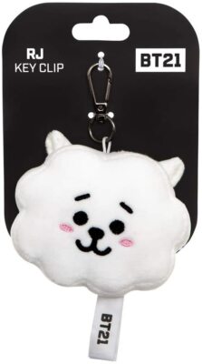 Aurora BT21 Rj Plüsch Schlüsselanhänger 61332 Weiß Offizieller Ware Plüschtier