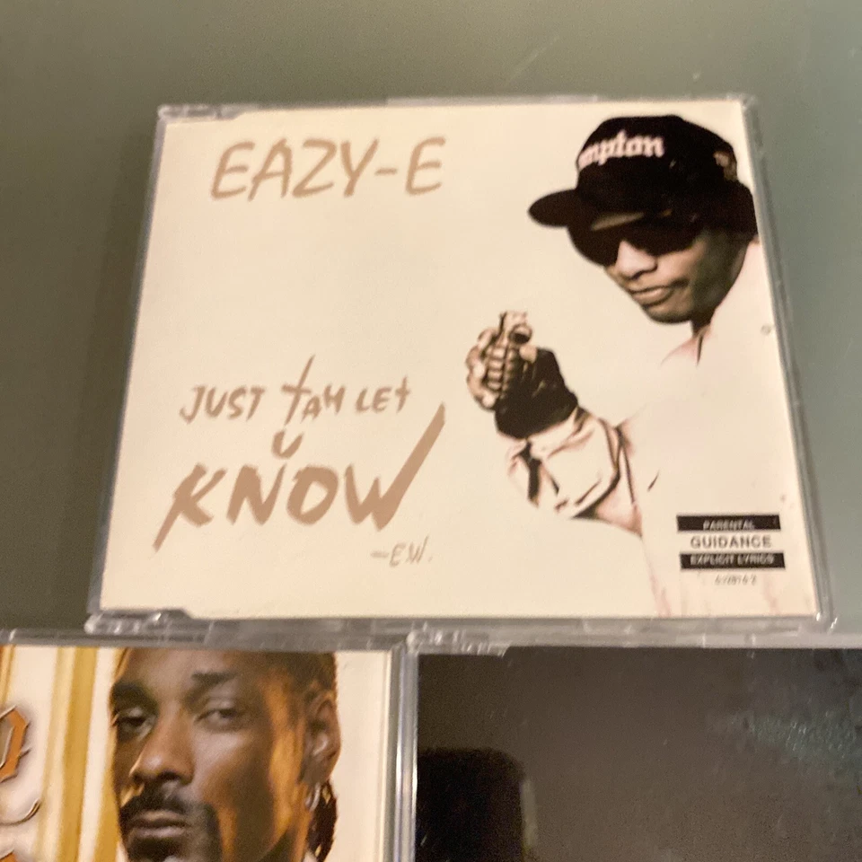 Eazy-E Dr. Dre Snoop Dogg IMPORT CD LOT - Just Tah Let U Know Next Episode Signs - Image 2 of 4
