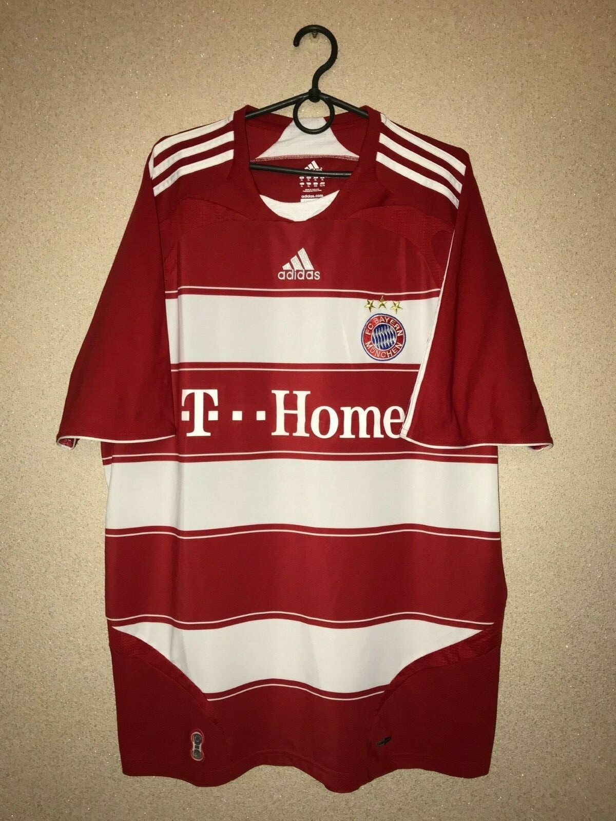 Bayern Munich Home football shirt 2007 - 2009 rare vintage jersey Adidas