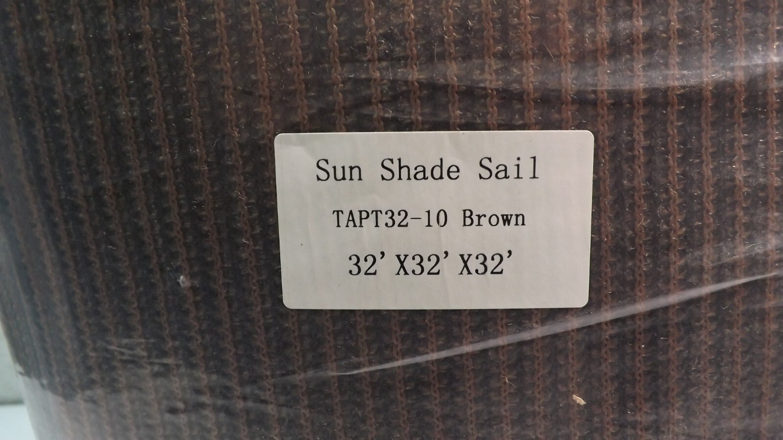 Colourtree 32'x32'x32' Brown Triangle TAPT32-10 Sun Shade Sail Canopy