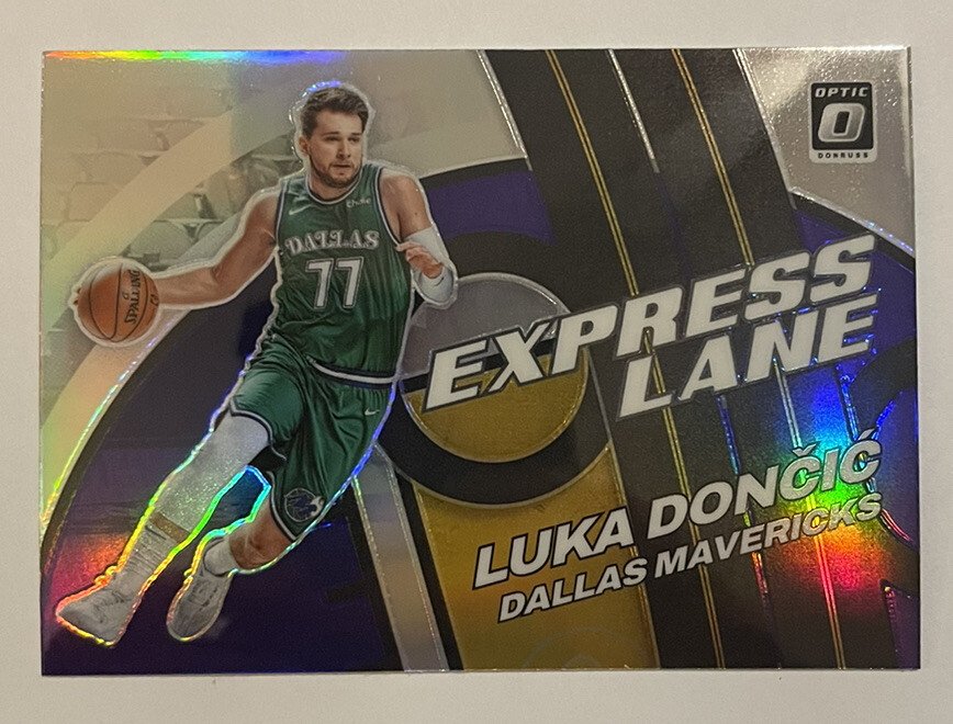 2021-22 Panini Donruss Optic Luka Doncic Express Lane #7 Silver 