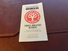 BOKER TREE BRAND KNIFE WARRANTY