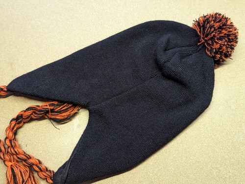 Jagermeister Trapper Hat One Size Promotional Black Ear Flap Pom Pom Beanie - 第 4/4 張圖片