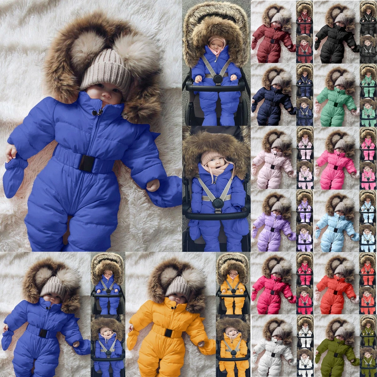 Baby winter cheap onesie coat