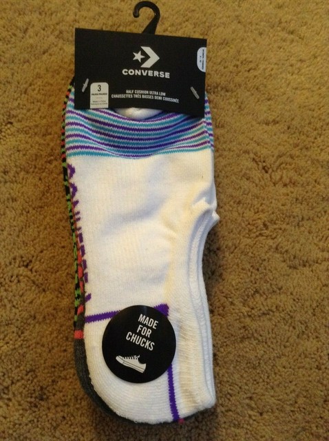 converse half cushion ultra low socks