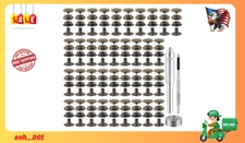 72 Pieces 15MM Snap Fastener Kit Tool Snap Button Kit Snaps for Leather Leather