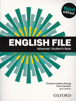 Oxford ENGLISH FILE Advanced 3RD EDITION Student's Book 9780194502405 @ New @