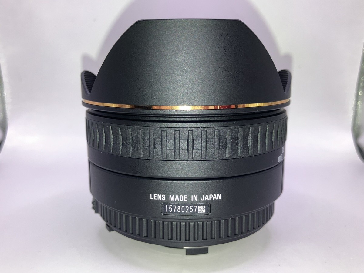 NIKON用★美品★SIGMA 15mm F2.8 EX D FISHEYE MINT］SIGMA 15mm F2.8 D EX DG DIAGONAL FISHEYE LENS for
