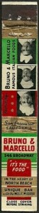 ITALIAN food CIGAR BOX RESTAURANTS early 10-STRIKE matchcover SAN FRANCISCO, CA