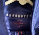 Vineyard Vines Women’s Quarter Zip Striped Pullover Blue Size Medium Cummaquid — photo 6