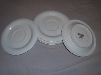 Maxwell & Williams ''white basics sphere'' 5 x Unterteller Ø 15,3 cm Untertasse
