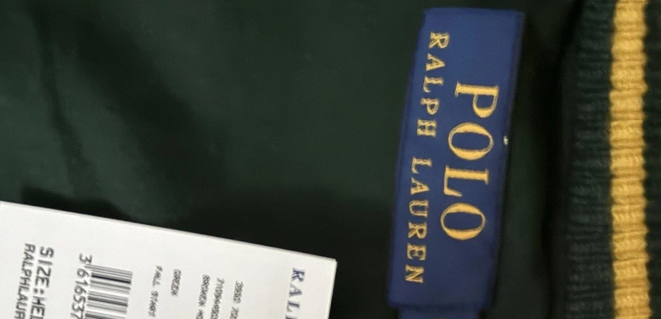 POLO RALPH LAUREN ICONIC LETTERMAN VARSITY LEATHER JACKET, SMALL, RRP£1200, NEW image 3