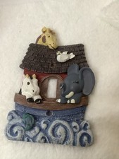 Noah's Ark 3D Resin Light Switch Cover Plate Nursery Children's Room Christian