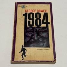 Vintage 1963 Signet Classics Paperback 1984 by George Orwell Scifi Dystopian