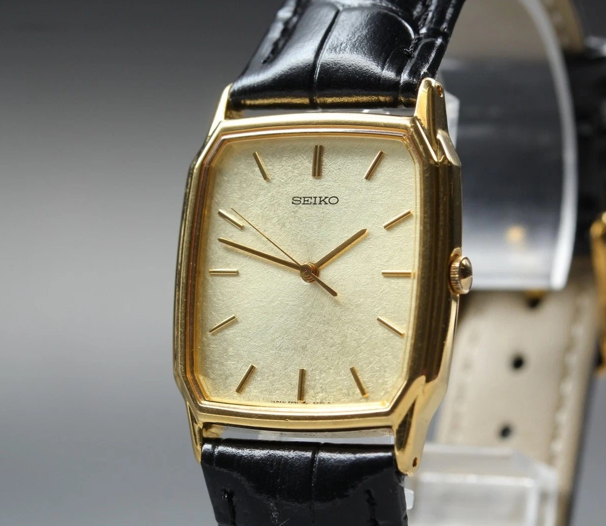 Vintage 1989 [Near MINT] SEIKO Chariot 5P31-5180 Gold Tank Mens