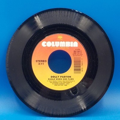 Dolly Parton 45 ''Eagle When She Flies / Wildest Dreams'' EX C9