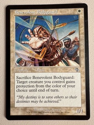 Benevolent Bodyguard  - MTG  -Judgment - Englisch  2002 M/NM