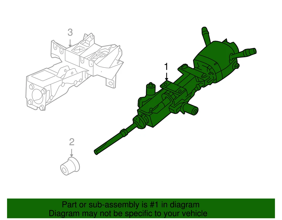 Columna de dirección GM genuina 25858240 CANTIDAD 1 Foto 2 de 2