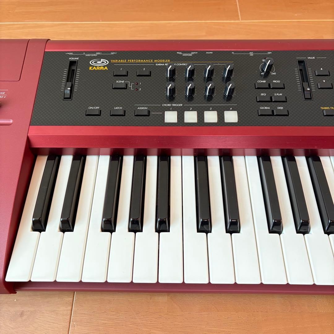 KORG KARMA Synthesizer Keyboard Working AC Adapter Case Manual | eBay