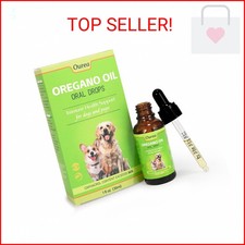 Oregano Oil Drops for Dogs  Pups, Natural Immune Support for Dog, Organic Oil o