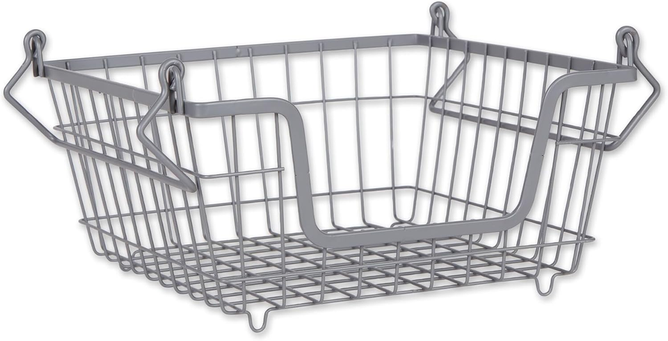 Metal Wire Mesh Stackable Utility Storage Bin, Small, 11X11X6, Cool ...