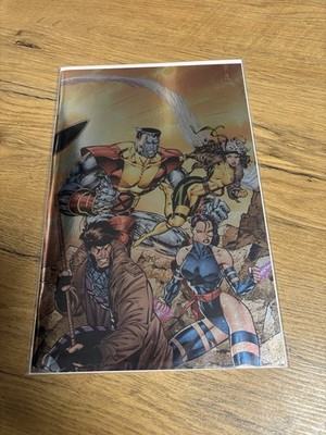 X-Men #1 Vol. 2 Reprint Spanish Foil Connecting Variant Cover NM Marvel Comics