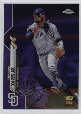 2020 Topps Chrome Purple Refractor 273/299 Fernando Tatis Jr #84 f2v
