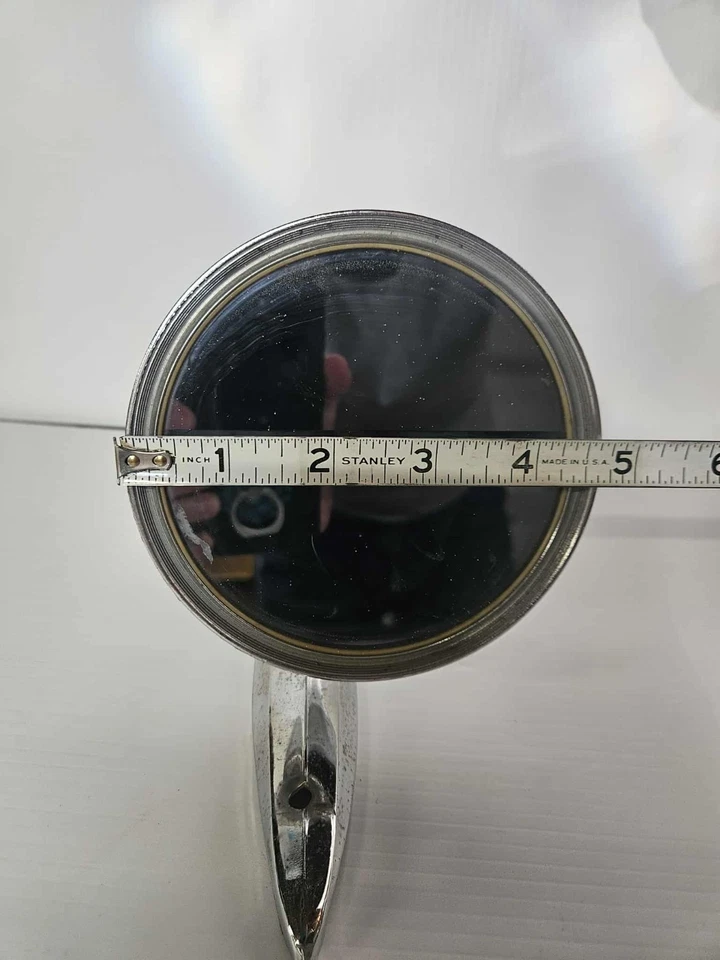 Espejo retrovisor trasero clásico cromado Chevrolet años 60 vintage estilo retro Foto 2 de 4