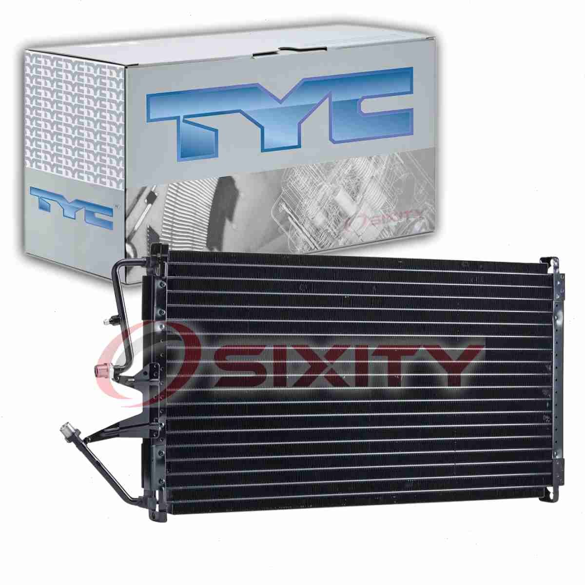 TYC AC Condenser for 1994 GMC K1500 Suburban AC Air Conditioning Heating kt
