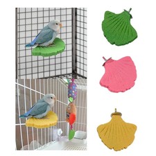 Ginkgo Leaf Parrot Perch Paw Grinding Pole Wear Resistant Easy to Use Station