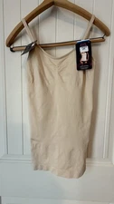MAIDENFORM Everyday Light Control Seamless Shaping Nude Cami Top Womens Sz XL