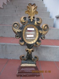 ALTAR RELIQUARY RELIC RELICS OF ST. ANDREA S. JACOMO MAJOR APOSTLES 1700