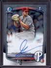 GAGE WOOD 2025 Bowman Chrome Draft 1st Rookie RC Autograph Auto #CPA-GW