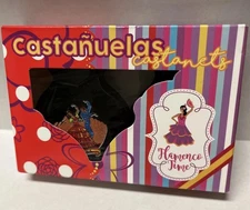 2 Pack Of Spanish Castanets Clackers Flamenco New