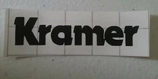 Kramer Headstock Logo - Premium Vinyl Die Cut Decal Guitar Project Replacement
