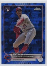 2022 Topps Chrome Sapphire Hunter Greene #549 12wz