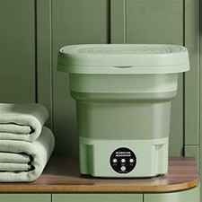 8L Portable Washing Machine Mini Washer Foldable Washer and Spin Dryer Travel UK