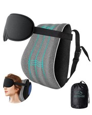 Travel Pillows for Airplanes,Travel Pillow with Eye Mask,Prevents Head Forwar...