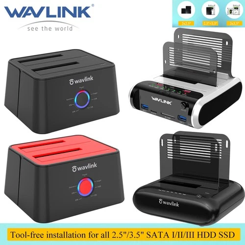 5Gbps Festplatten Dockingstation/Gehäuse USB 3.0 für 2.5 3.5 Zoll SATA SSD HDD