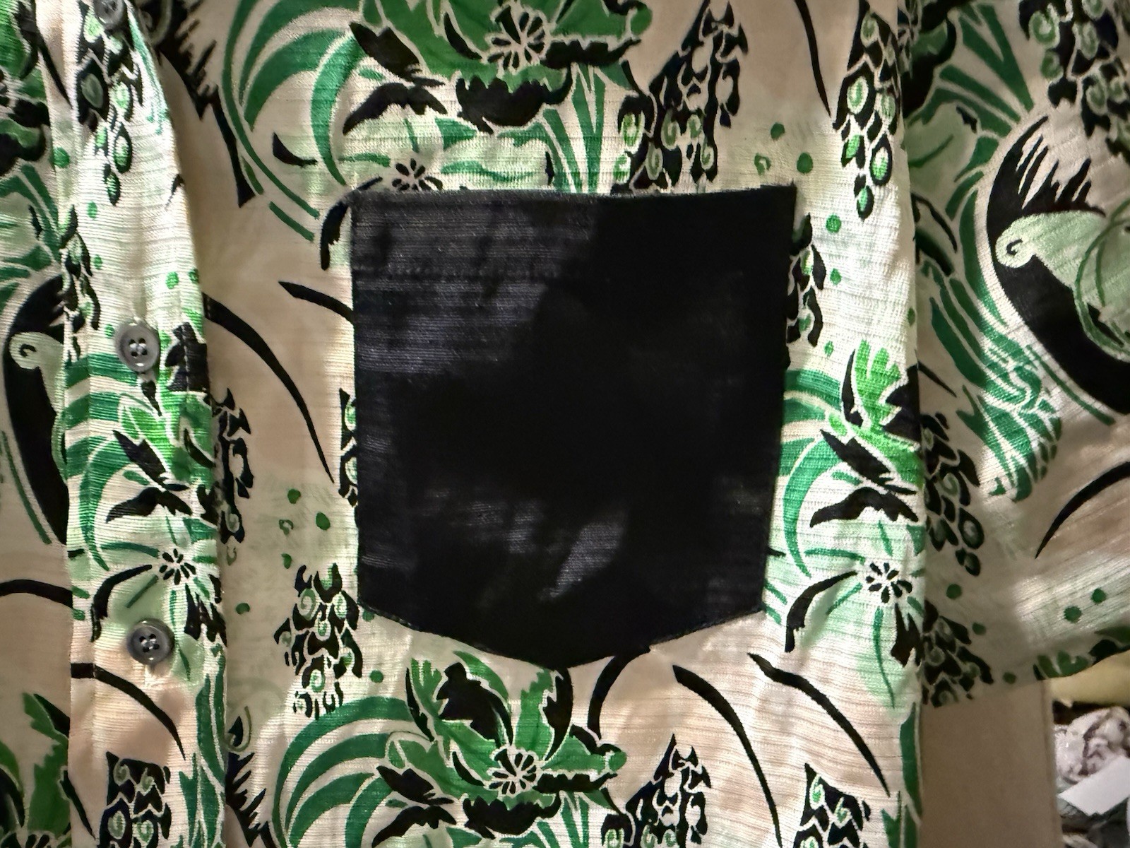 Veronica Beard Cropped Button Down Silk Floral Pr… - image 7