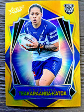 2026 NRL SELECT 'LUMINOUS' TRADING CARD - ANGELINA TEAKARAANGA-KATOA/BULLDOGS