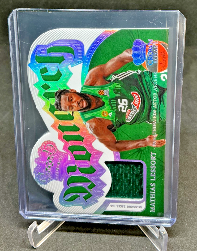 2023/24 Crown Royale Euroleague Monarch MATHIAS LESSORT Jersey Patch * QTY AVAIL