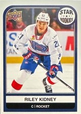 2023-24 Upper Deck AHL #127 Riley Kidney Star Rookies