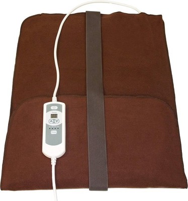Natural Relief Extra Large Digital Moist Heating Pad with Coral Sand - Brown 