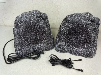 Herdio 6.5'' Outdoor Rock Bluetooth Speakers, Waterproof Set Of 2