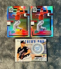 Cade Cavalli 2022 Topps Father’s Day Commemorative Jersey (2) Optic Silver Prizm